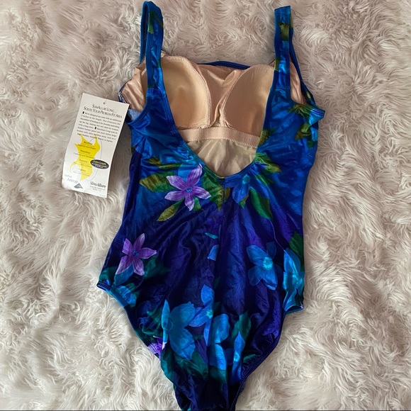 90’s Deadstock Tropical One-Piece Swimsuit - Picture 3 of 4